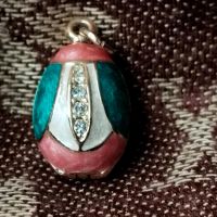 Fabergé Stil Eier Silber vergoldet mit zirkonium Nordrhein-Westfalen - Bottrop Vorschau