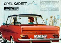 Opel Kadett L  Prospekt 10/1963 Original Niedersachsen - Velpke Vorschau