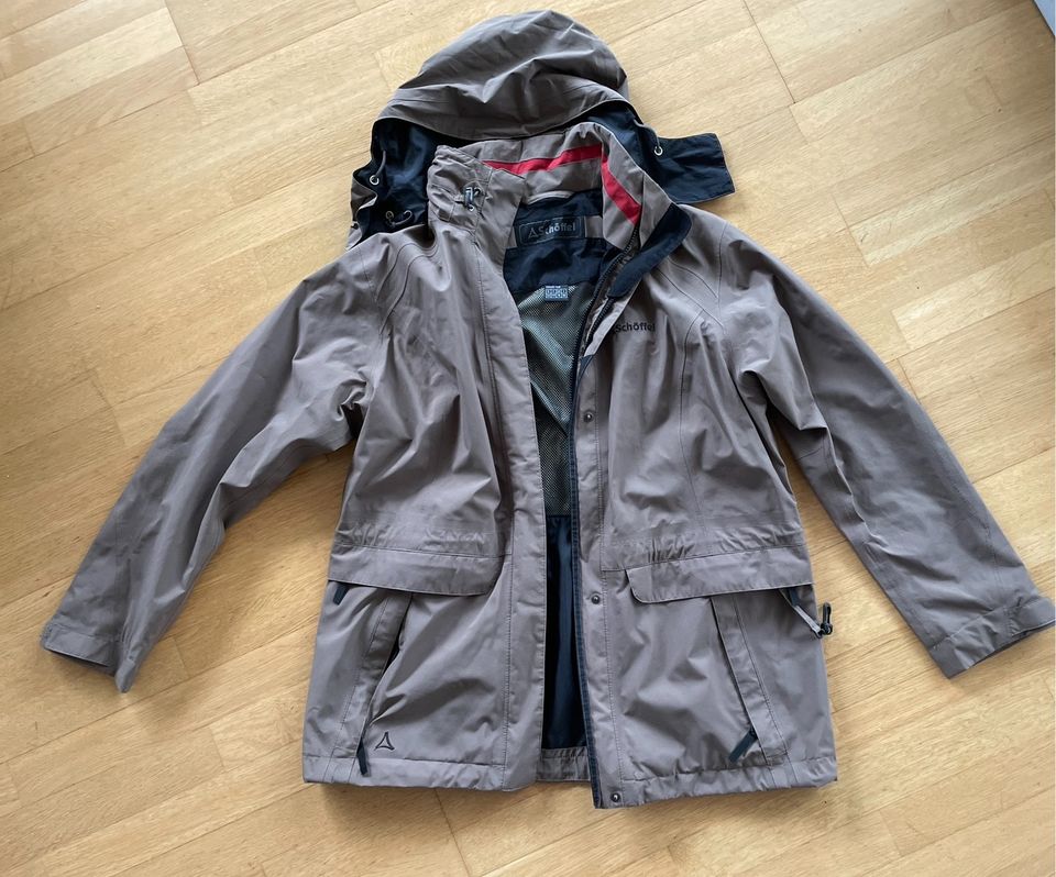 Outdoor Jacke hellbraun von Schöffel Gore-Tex Größe 44 in Neuwied