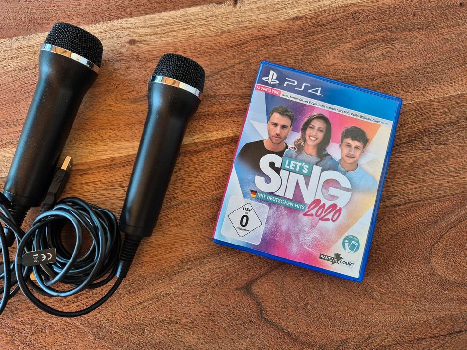 Lets Sing 2020 mit zwei Mikrofonen PS 4 in Immenstadt