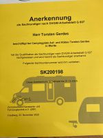 Gasprüfung für Wohnwagen und Wohnmobile Niedersachsen - Werlte  Vorschau