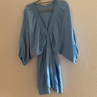 Musselin Kleid Damen italy boho musselinkleid Tunika Bluse Mioni Niedersachsen - Emden Vorschau