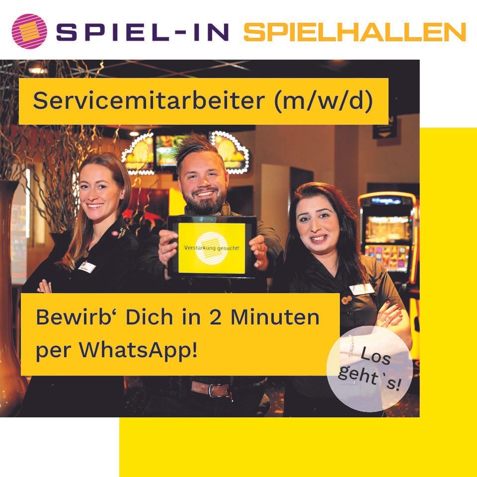 Mitarbeiter im Service SPIEL-IN Spielhalle Mainz (m/w/d) in Mainz