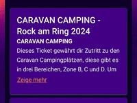ROCKen am Ring Caravan Camping Ticket Zusatzticket Niedersachsen - Aurich Vorschau