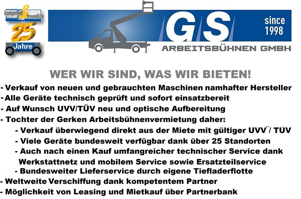 JLG 2646ES Elektro Scheren-Arbeitsbühnen sofort ab Lager in Neuss