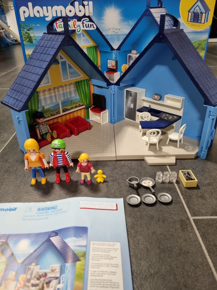 Playmobil 70219, Aufklapp Ferienhaus, Vollständig, Anleitung, OVP in Datteln