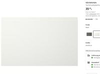 Ikea VÄSTERVIKEN Tür/Schubladenfront, weiß, 60x38 cm neu Düsseldorf - Pempelfort Vorschau