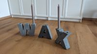 Kerzenständer aus Beton Buchstaben W-A-X (IKEA) Wuppertal - Vohwinkel Vorschau