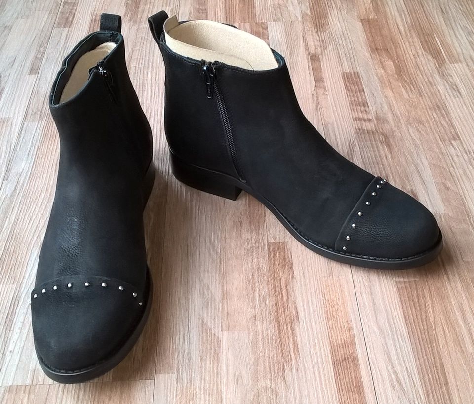 SHOE BIZ COPENHAGEN "Bina" Stiefelette Boots - NEU - schwarz - 38 in Neuss