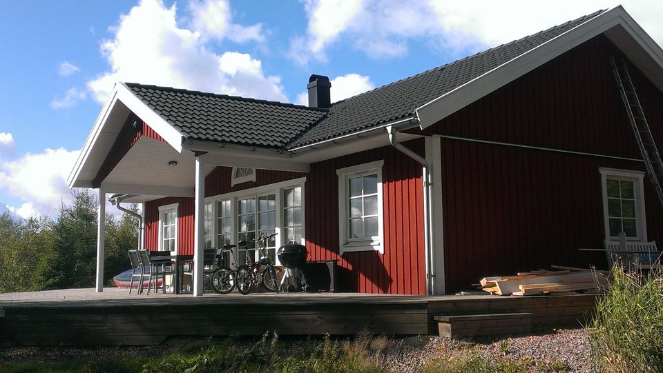 luxuriöses Ferienhaus, Schweden, Halland, Seeblick, Alleinlage in Rödermark