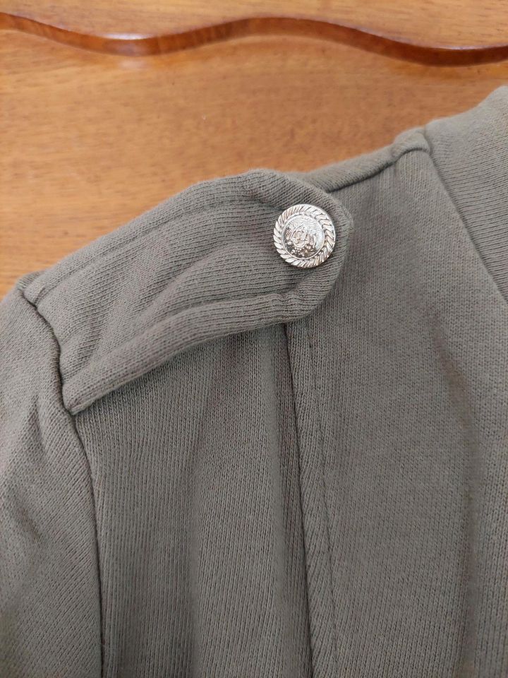 Sweatblazer Uniform Jacke only Gr M khaki oliv Cardigan in Großheubach