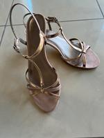 Tamaris Sandalen Sandaletten Pumps Rosé glänzend Gr 39 Bayern - Neu Ulm Vorschau