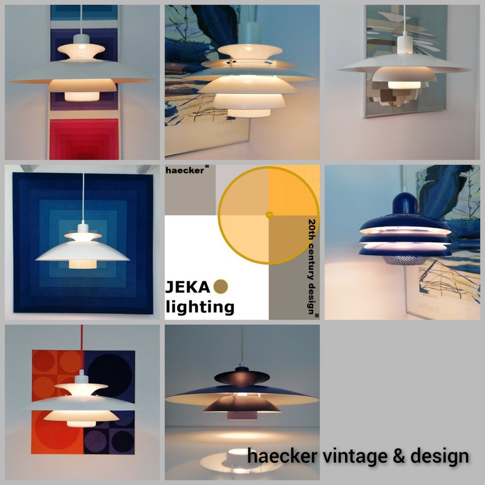 Lampe Dänemark danish design 70er zu mid-century poulsen retro 70 in Düsseldorf