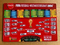 Fussball Weltmeisterschaft WM 2014 Spielplan Blechschild Baden-Württemberg - Bitz Vorschau