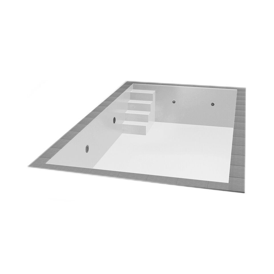 Styropor Pool 800x400x150 EPS30 mit Ecktreppe Variofit 58 cm in Alzenau