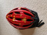Kinder Fahrradhelm Rot. Süßer Bär Ähnlich winnie the Pooh Königs Wusterhausen - Zernsdorf Vorschau