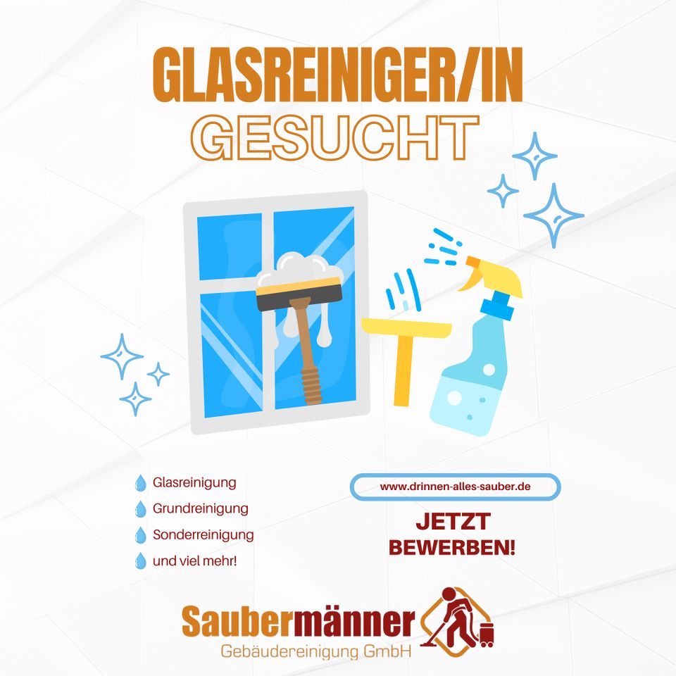 Glasreiniger/in (m/w/d) in Hannover