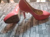 rosa Lack heels abzugeben Sachsen - Arzberg Vorschau