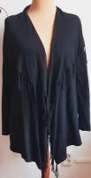 Damen Strickjacke im Poncho Look schwarz Gr. L Hessen - Offenbach Vorschau