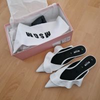 Sandalen MSGM PANTOLETTE Leder Gr. 38 Neu Weiß Sommer Schuhe Frankfurt am Main - Kalbach-Riedberg Vorschau