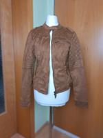 Damen Bikerjacke Wildlederoptik Hellbraun Gr. S FBSister Bayern - Augsburg Vorschau