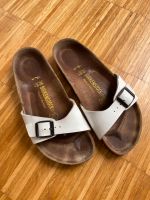 Birkenstock Madrid Lack weiß gr 38 Pantolette Bayern - Baiersdorf Vorschau