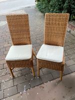 2 Korbstühle Rattanstühle Stühle mit Auflagen Hessen - Petersberg Vorschau
