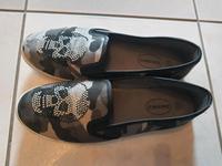 Graceland 40 Camouflage Glitzer Slipper Ballerinas Totenkopf Skul Bayern - Augsburg Vorschau