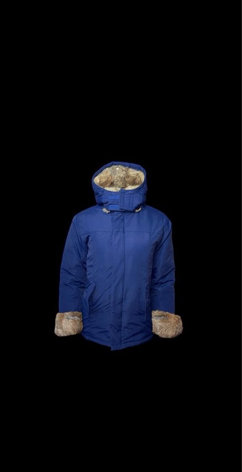 SALE% WOOLRICH Damen Daunen Winter Jacke Blau COYOTE Fell   Gr.S in Hannover