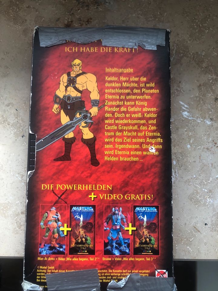 Masters of the Universe Videokassette in Ravensburg