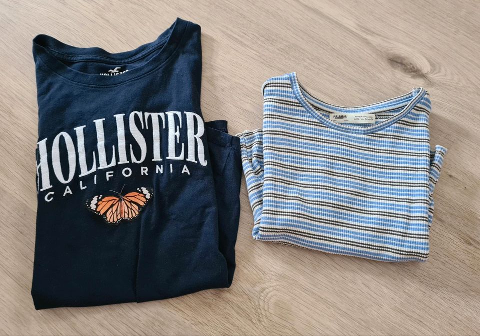 Verschiedene T-shirts Damen Hollister Pull and Bear Größe S in Gelsenkirchen