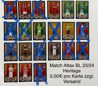 Match Attax Bundesliga 23/24 Heritage 0,50€ Sammelrabatt Leipzig - Gohlis-Mitte Vorschau