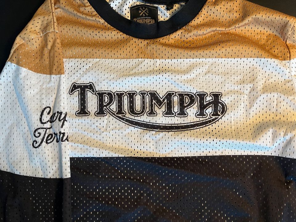 BSMC X TRIUMPH RACE TRIKOT SHIRT - GOLD - Medium in Dresden