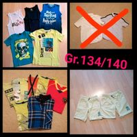 Bekleidungspaket Gr 134/140 Junge Trikot Shorts T-Shirt Sachsen - Zwickau Vorschau