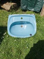 Waschbecken retro himmelblau Leipzig - Kleinzschocher Vorschau