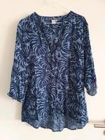 Blaue Musterbluse Liberty Woman Bluse Größe L Brandenburg - Kremmen Vorschau