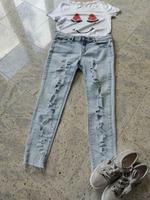 PULL& BEAR M 38 Damen Jeanshose Hose Jeans blau Niedersachsen - Damme Vorschau