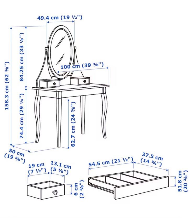 Ikea Hemnes Schminktisch in Oldenburg