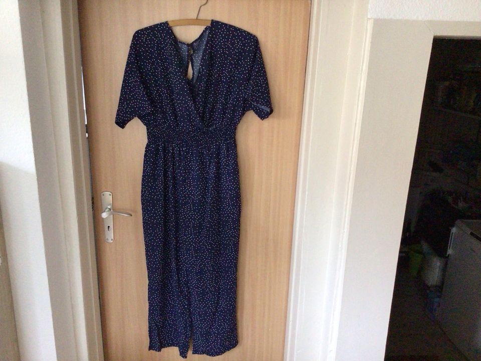 Damen Jumpsuit blau gemustert Größe XL in Neuried