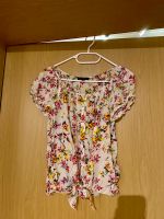 Blumenbluse, Bluse mit Blumenprint und Schnürung unten Bayern - Geisenhausen Vorschau