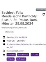 Eintrittskarte/Ticket gesucht, Münster Bad Zwischenahn - Bloh Vorschau