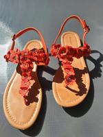 Sandalen von Graceland Gr. 37, Blümchen, Coralle Bayern - Großmehring Vorschau