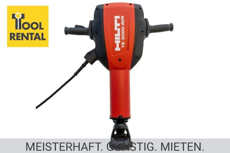 Hilti TE-3000 Abbruchhammer Stemmhammer mit 90 Joule mieten in Mettmann