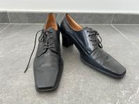 Schwarze Damen Leder Schnürschuhe / Schnürpumps von Gabor Gr.38 Aachen - Preuswald Vorschau