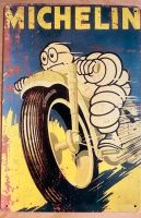 Michelin Motorrad Reifen Werbung Deko Vintage Retro Werkstatt Bayern - Freising Vorschau
