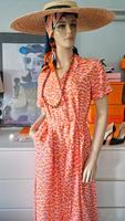 ‼️ Kleid Viscose Leinen Midikleid Taschen Orange Jacke Tuch München - Altstadt-Lehel Vorschau