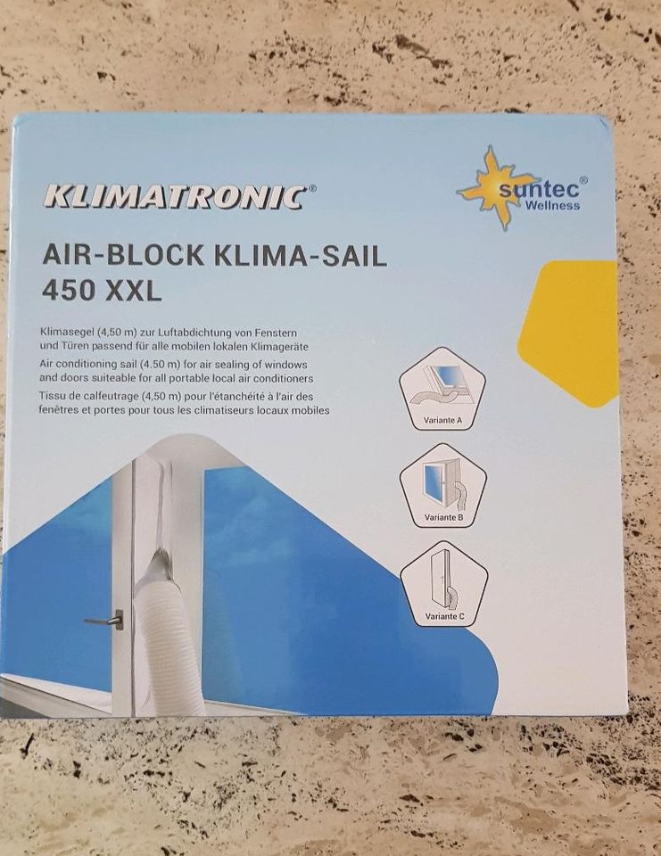 FENSTERABDICHTUNG Air-Block Klima-Sail 450 XXL