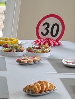 Tischdeko 30. Geburtstag in Eppelborn