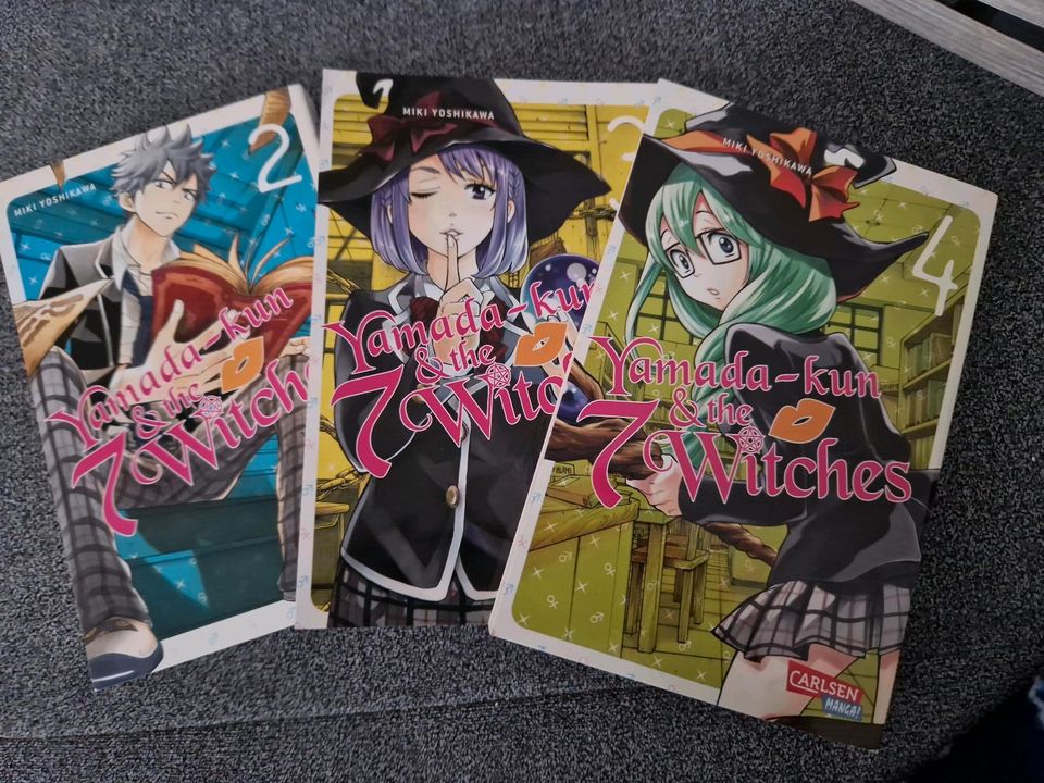 Manga Yamada-kun & the 7 Witches 1-4 in Magdeburg