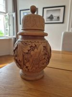 Wunderschöne handgefertigte Holzvase mit Deckel aus Bali Berlin - Zehlendorf Vorschau